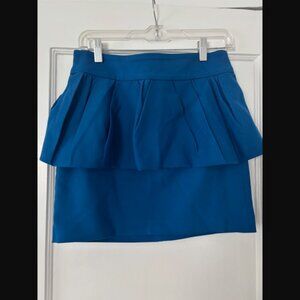 Zara peplum mini skirt